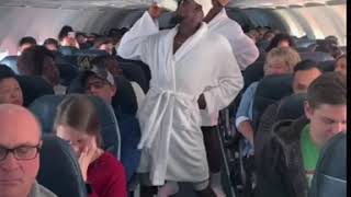 Dancing On The Plane With Robes On Uncle Azeez