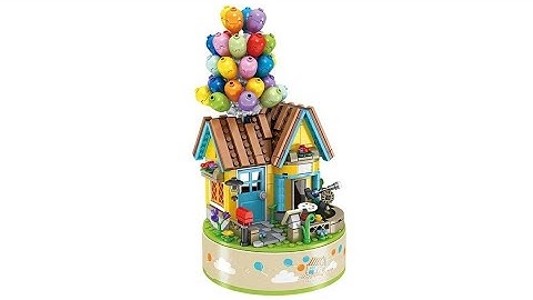 DIY Travel World Balloon Building Blocks 3D Rotating Creative Music Box Australia
