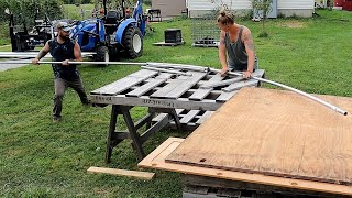 How We Bend Hoops Bootstrap Farmer Hoop Bender 20 Foot Hoops Diy Greenhouse Chink Link Pole