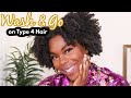 Stretched Wash n Go on Type 4 Hair | Eco Styler
