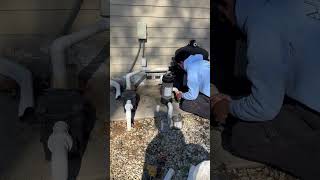Pool filter install