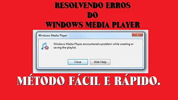 O que fazer quando não é possível executar o arquivo talvez o player não ofereça?