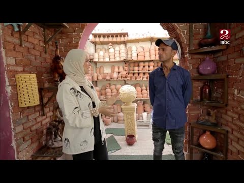 ألوان وأشكال جديدة للفخار على يد جواهرجية الطين إيمان رياض في جولة داخل قرية الفخارية بالفسطاط