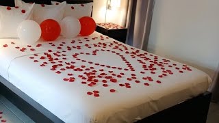 BEDROOM SETUP ROMANTIC. 
