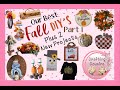 HIGH END FALL DECOR TUTORIALS | Cute Fall T-shirt DIY | Farmhouse Inspired | DOLLAR TREE PROJECTS