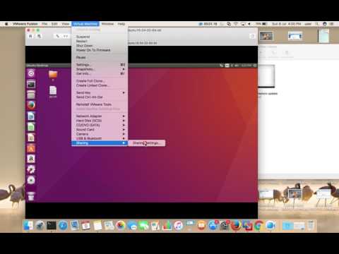 VMware Fusion Sharing a folder from your Mac OS to a Virtual Machine