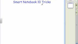 Smart Notebook 10 Tricks
