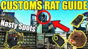 The Ultimate Customs Rat Spot Guide 🐀 || Escape From Tarkov (extract camping/Ratting tutorial)