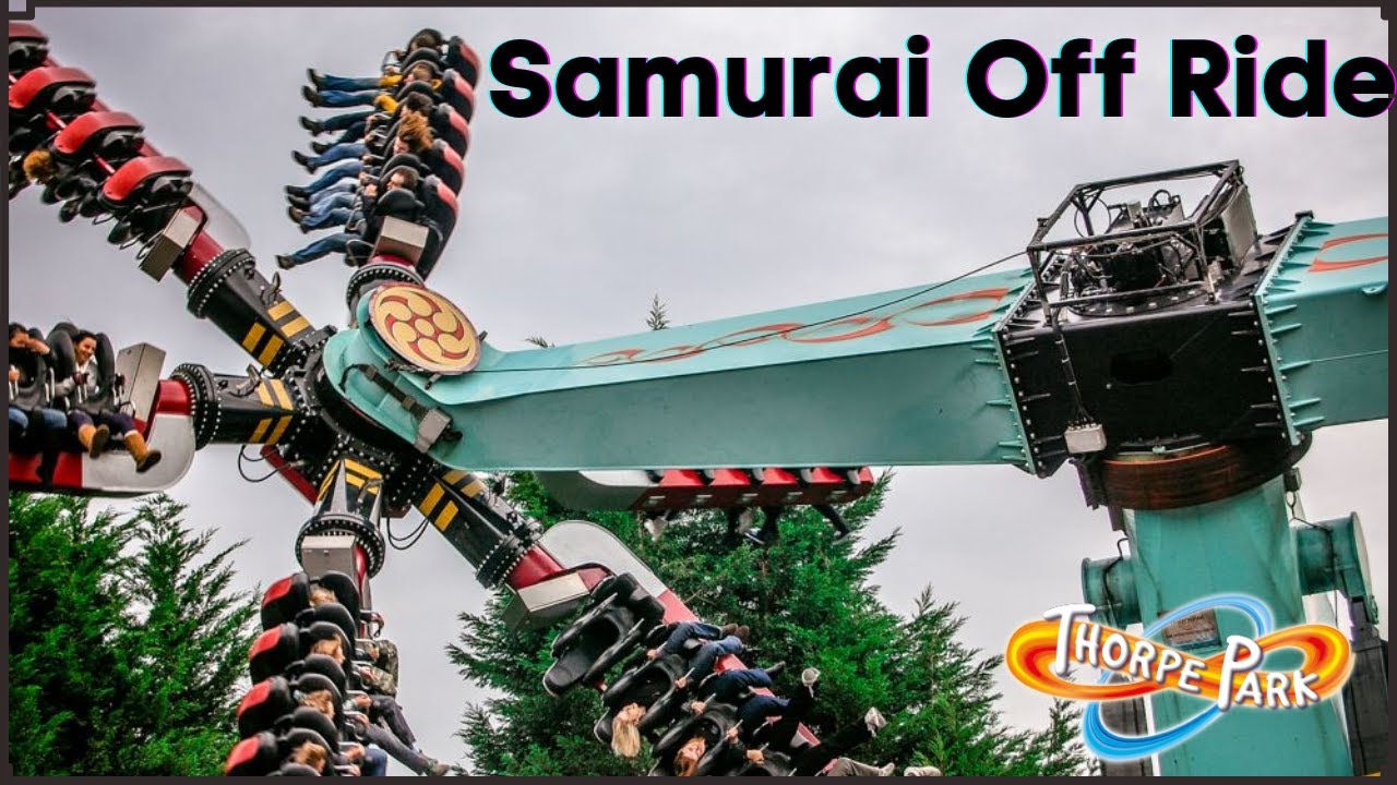 SAMURAI OFF-RIDE -Rollercoaster in THORPE PAREK, UK!! - YouTube