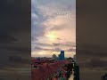 Sunset With Rain — Nature's Perfect Moment #aesthetic #nature #vibes