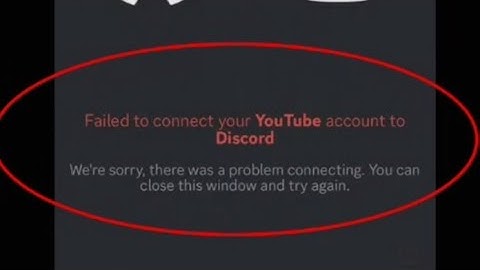 Fix Failed to Connect your YouTube Account to Discord Problem | Failed to connect YouTube to discord