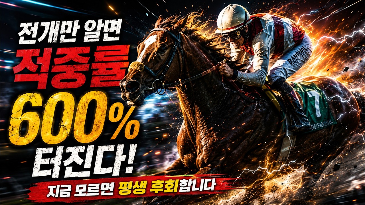 경마팬 99%가 인기 1위에 "털리는 이유"