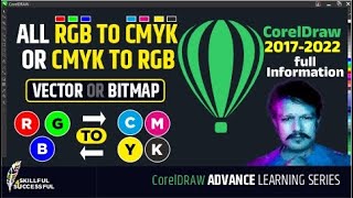 how to change color mode in corel draw rgb to cmyk. automatic color replace in coreldraw any version