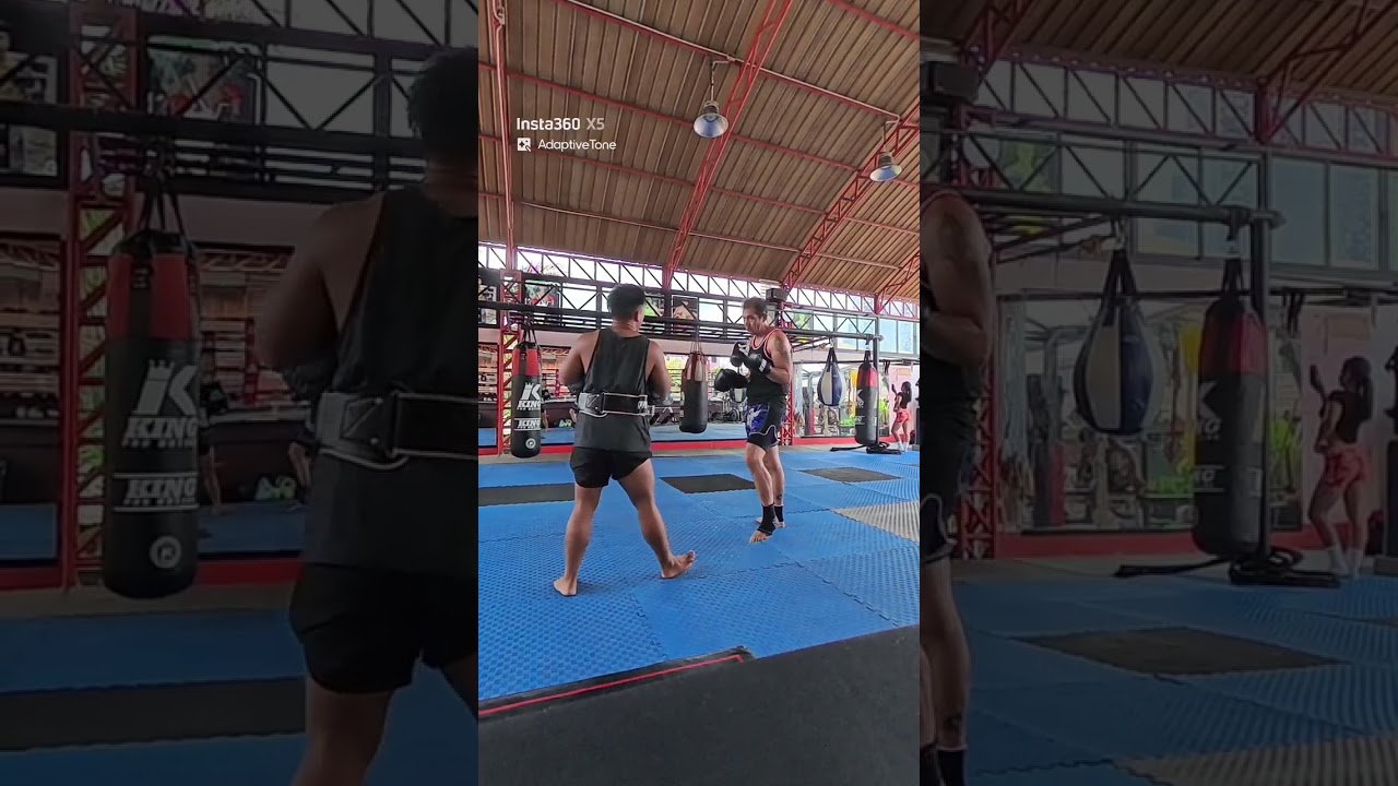 Over 50 Muay Thai: 24 February 2026.  Round 2 with Kru Dream at Kiatsongrit Muay Thai gym.