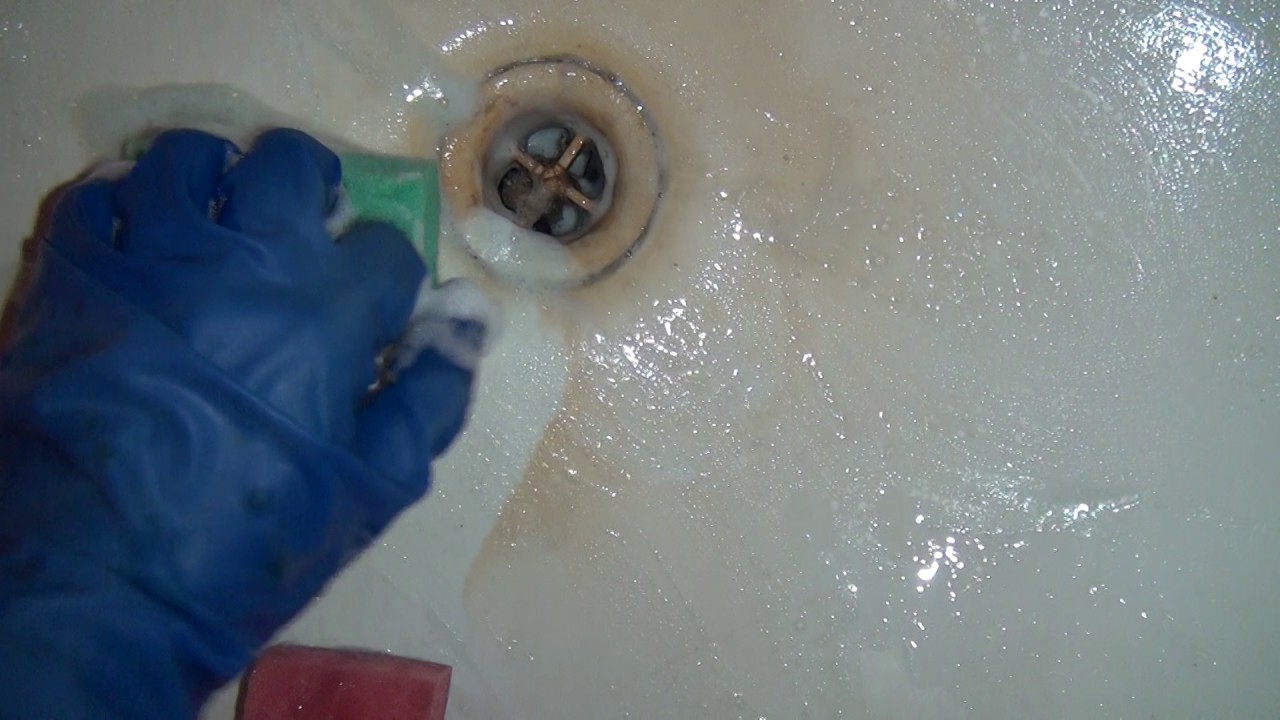 Чем реально отчистить старую ржавчину в ванной