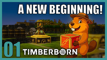 Building a Beaver Paradise | Driftwood Hollow Ep 1 | Timberborn