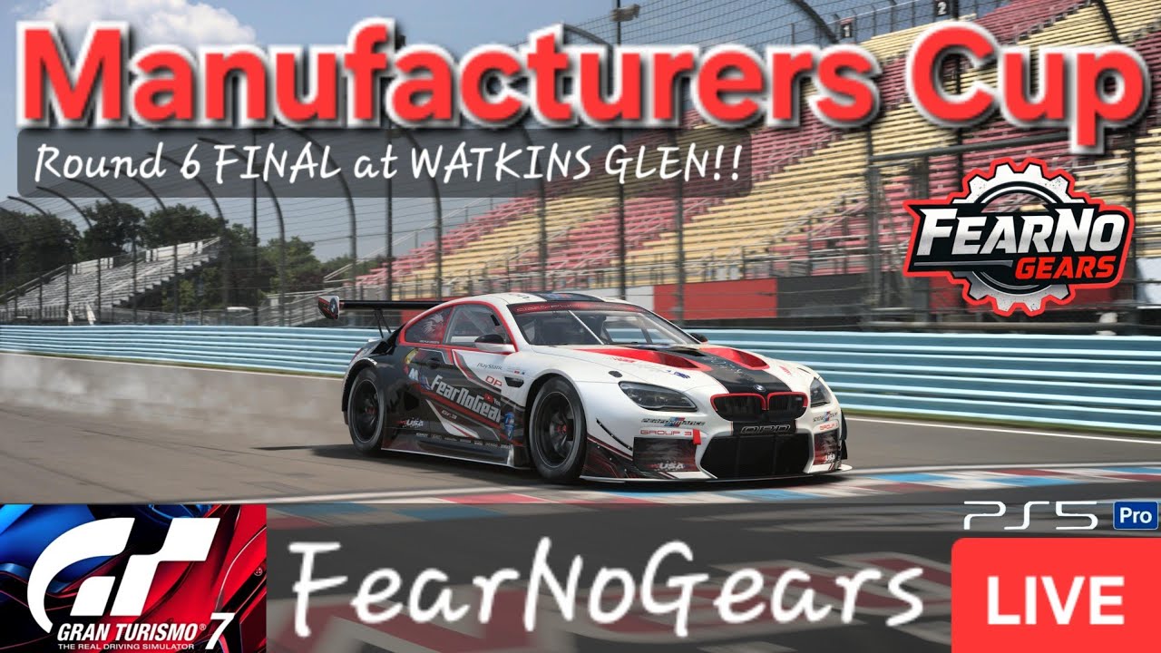 🟢LIVE🔴 Gran Turismo 7 - MANUFACTURERS CUP FINAL at WATKINS GLEN! 
Let's Race & Chat w/The Brigade!