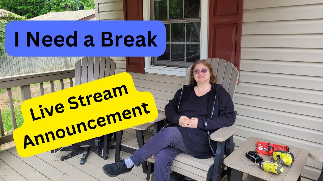 I Need a Break - Live Stream / Giveaway Announcement - YouTube