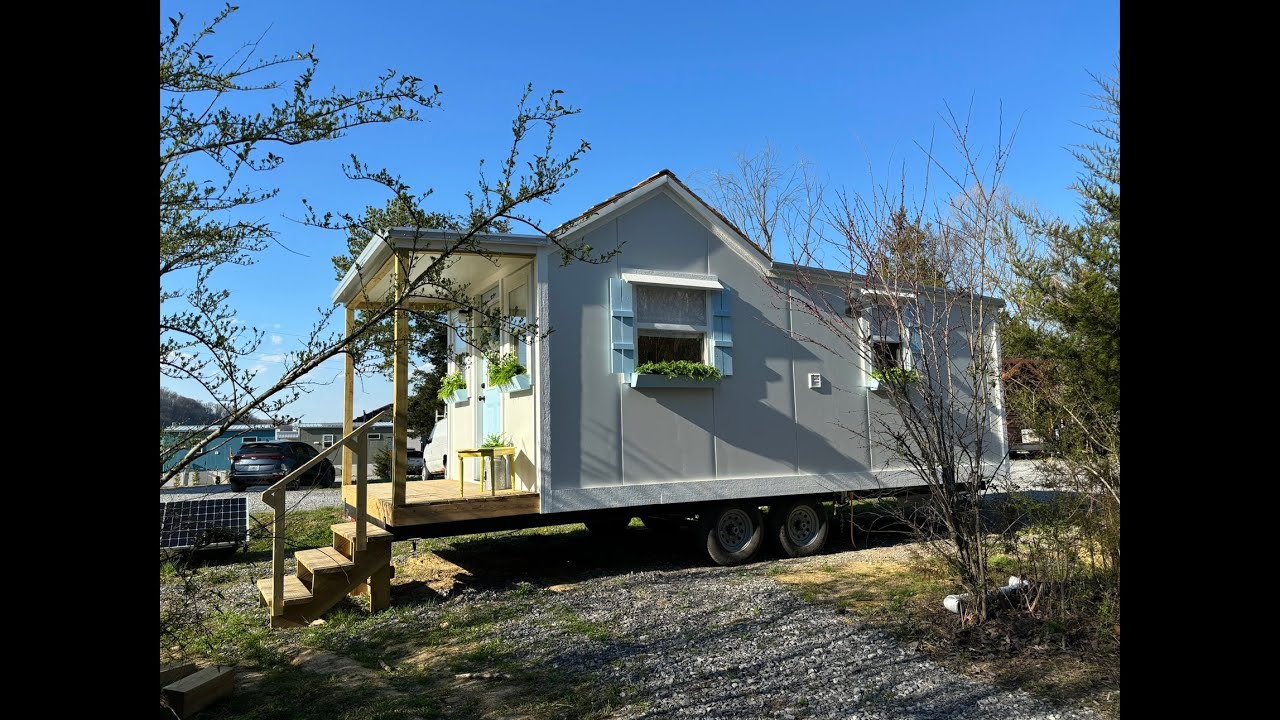 Investing in Incredible Tiny Homes is a Beautiful solution for Affordable Housing - 10x24 Cottage 🩵