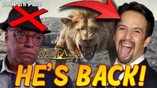 Disney Get's Weird: Bland Mufasa Trailer Moves Lin-Manuel Miranda from Moana 2 to Lion King?