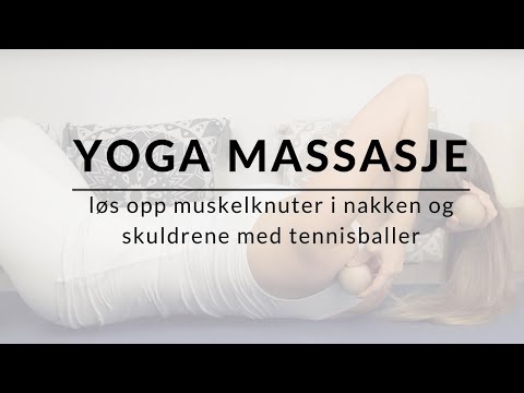 30 min yoga massasje med tennisballer - nakkesmerter, muskelknuter, benlengdeforskjell | Akaal Yoga