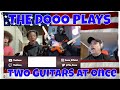 Guitarist Plays TWO GUITARS at once on Omegle - REACTION - too good , just way too good - THE DOOO