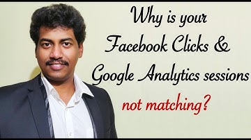 Why Facebook ads click and Google Analytics data don
