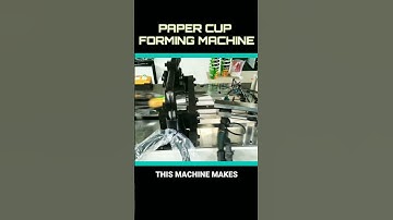 Paper Cup Forming Machine #Papercup #Shorts #Machines #TeaCup #Beverages #Automation #Packaging #TMM