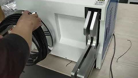 Big roll cat 6 cable / power cable winding binding machine 40-90mm