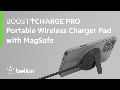 belkin boost charge pro portable wireless charger pad with magsafe