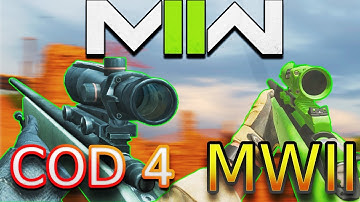 The COD4 M40A3 SNIPER in Modern Warfare 2