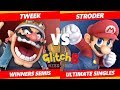 Glitch 8 SSBU - TSM | Tweek (Wario) Vs. KIA | Stroder (Greninja, Mario) Smash Ultimate Winners Semis