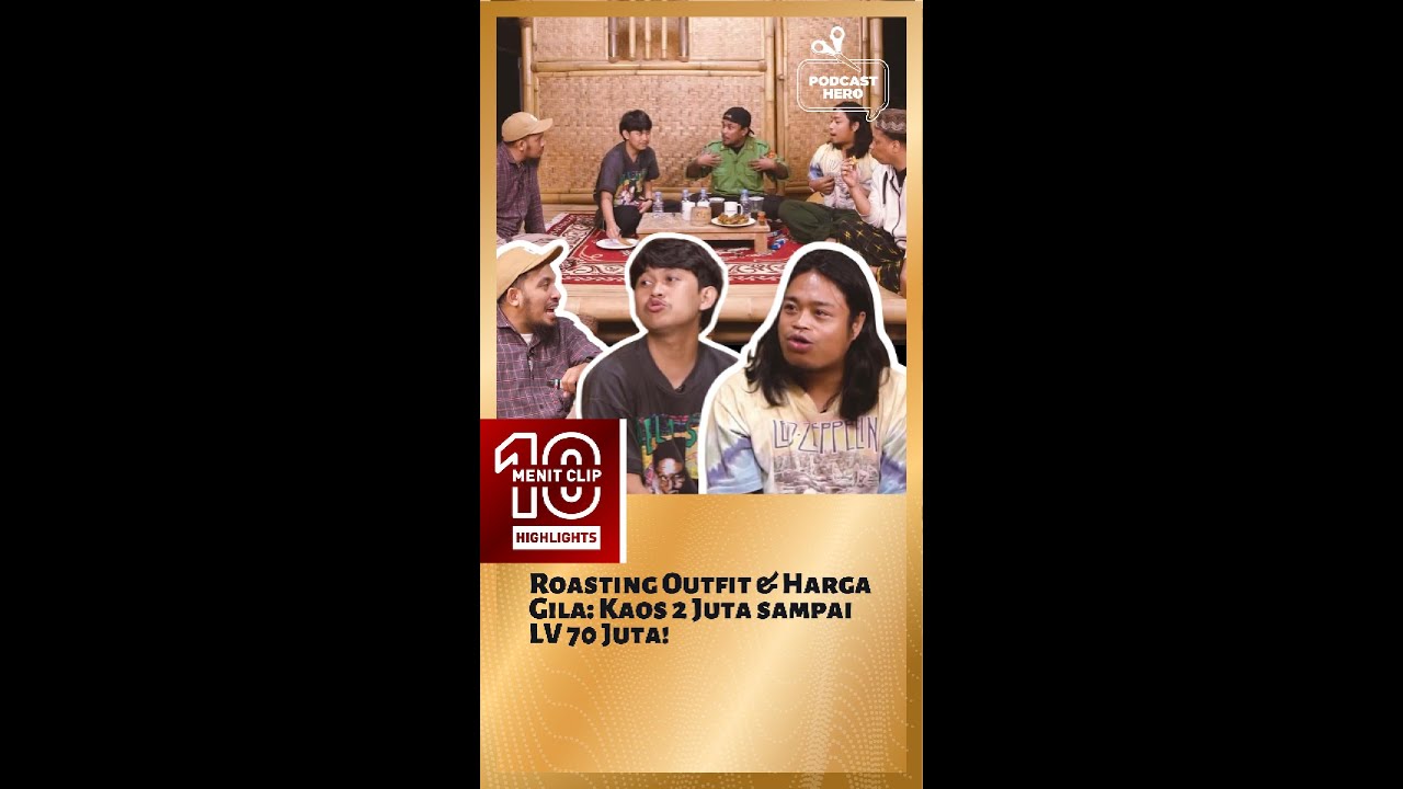 Roasting Outfit & Harga Gila: Kaos 2 Juta sampai LV 70 Juta!