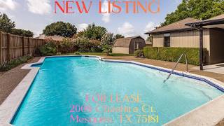 NEW LISTING FOR LEASE | 2008 Cheshire Ct, Mesquite, TX 75181🏡Awesome swimming pool! 🏊‍♀️Mesquite ISD