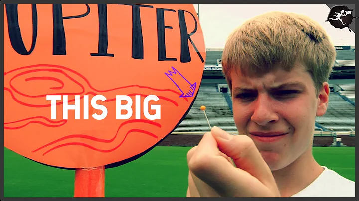 If the Solar System was a Football field, How Big are the Planets? Middle Grade Science Video