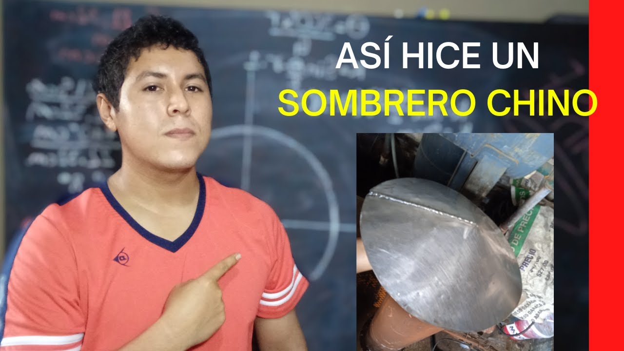 SOMBRERO CHINO, por TRAZO!!, SOMBRERO CHINO, por TRAZO!! Sabemos que por  Cálculo es más rápido y más preciso, para los que me lo pidieron por TRAZO  ahí está la explicación 👍👍