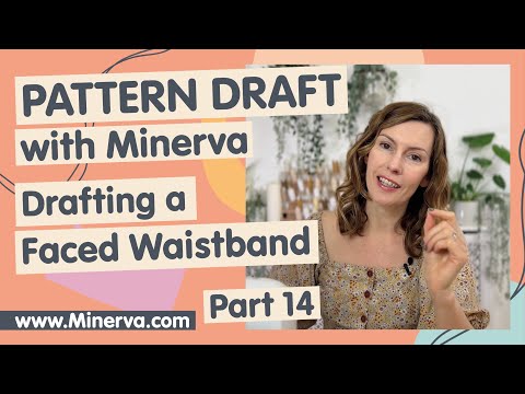 Pattern Drafting For Beginners Part 14 - Drafting a Faced Waistband