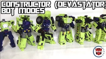 Toyworld Constructor (aka Devastator) Vehicle and Robot Modes