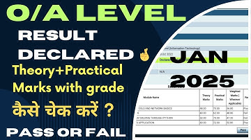O Level Result Declared January 2025 || Theory+ Practical And Overall Average !@ahamadtechnology