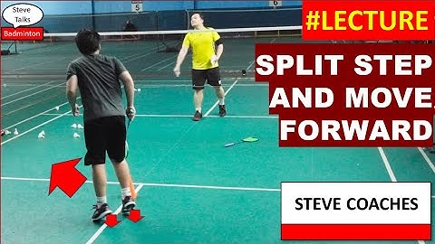 #Lecture split step and move forward - Badminton Training with Han Jian 20250119