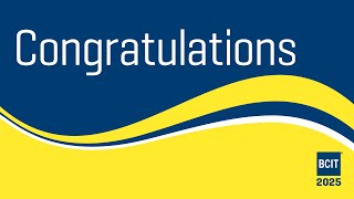 BCIT | Convocation | June 27, 2025 (10am)