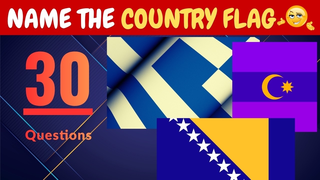 Only 1% Can Score 30/30 – Country Flag Quiz 🌎