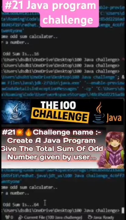 #21 Java program challenge #coding #programming #javaprogram # ...