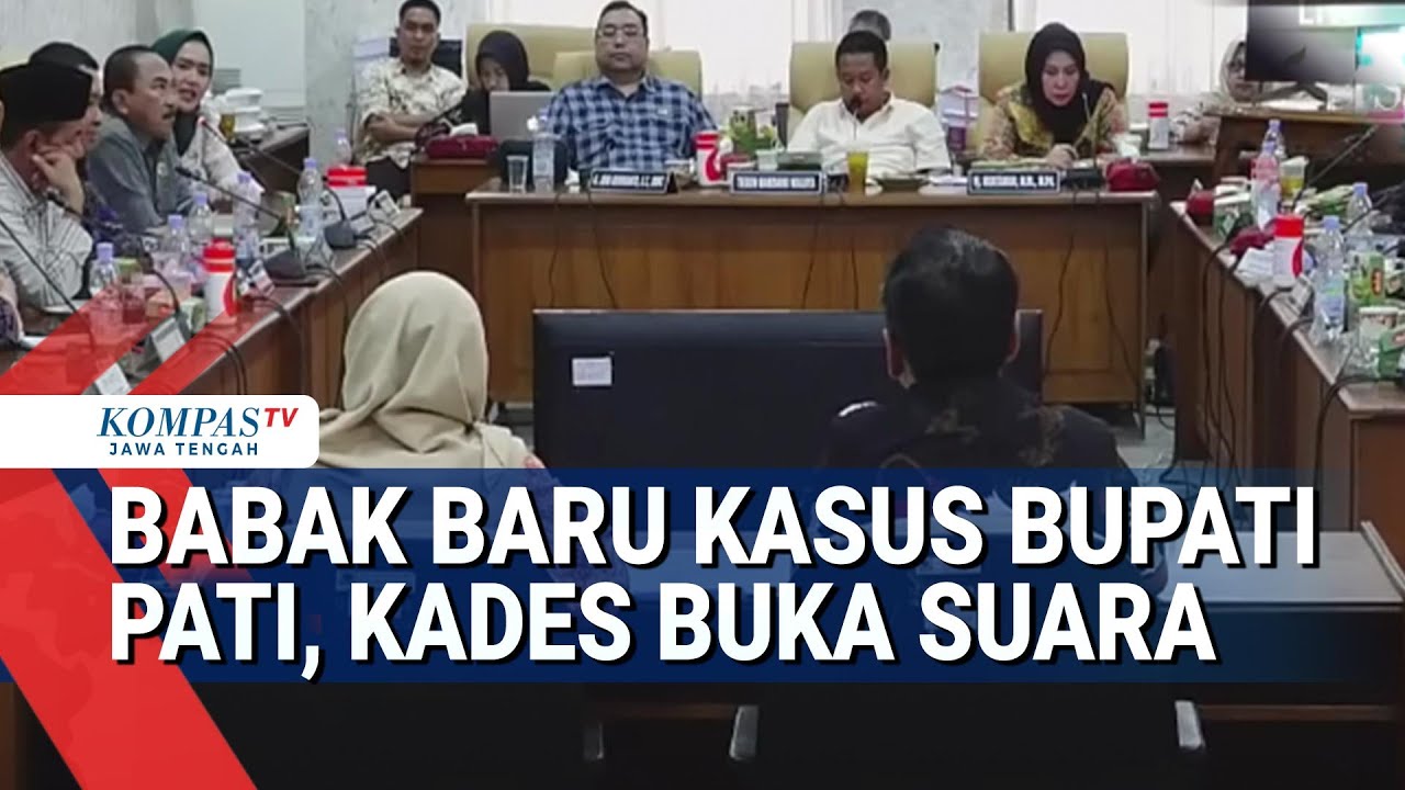Babak Baru Kasus Bupati Pati, Kades Buka Suara