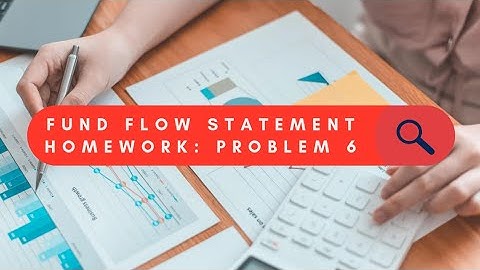 Solving Fund flow statement: Homework problem 6 explained- Commerce Cartoons Tamil