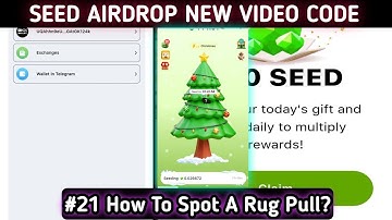 SEED AIRDROP| #21 How To Spot A Rug Pull | 6 December New Video Code| Seed Airdrop Listing Date