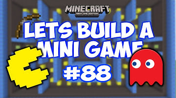 Minecraft Xbox - Lets Build A Mini Game World - 88 - PACMAN!!