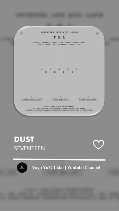 SEVENTEEN - Dust (Ringtone Cut)