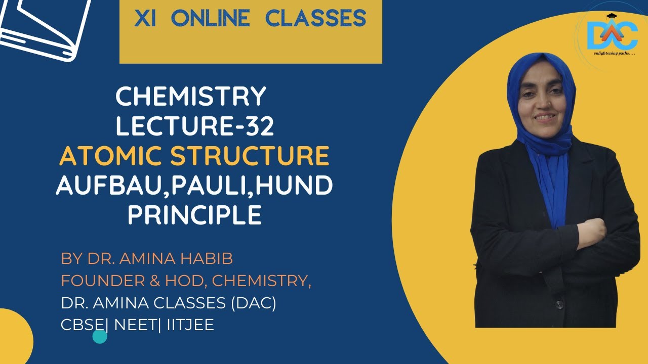 Class 11 Chemistry Atomic Structure L 32 Aufbau Pauli Hunds Principle