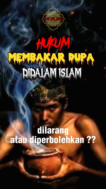 HARAM KAH MEMBAKAR DUPA DIDALAM ISLAM ⁉️#Butiranhikmahalqurandanhadits